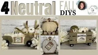 🍂 BEAUTIFUL FALL DECORATING IDEAS FOR 2021 | NEUTRAL FALL DECOR DIYS