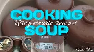 How to use an electric stew pot in cooking soup #shortvideo #viravideo #trendingvideo #stewpot #fyp