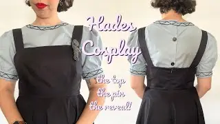 Vintage Inspited HADES Gender Bend Cosplay // Part 2 // Sewing A Blouse & Brooch