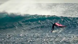 Session de wingfoil à Saint-Leu, La Réunion