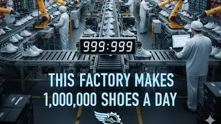 This Factory Makes 1 Million Shoes a Day 😱 How shoes are made | Ultra Factory Pro