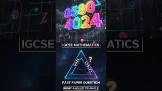 solution of right angled triangle igcse 0580 4024 mathematics past papers question #maths #shorts