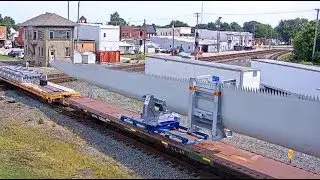 WIND TURBINE BLADE TRAIN!   Deshler, OH!