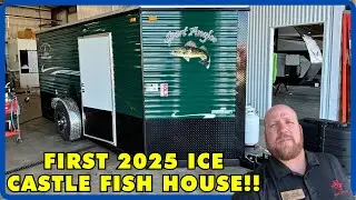 ПЕРВЫЙ домик для рыбалки 2025 года! Домик для рыбалки Ice Castle 2025 года, 14 В, спортивный рыболов