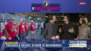 Producer Dave Rose discusses Triangle music scene at WRAL First Night Raleigh