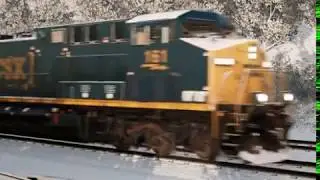 3 Trains in TSW CSX Heavy Haul