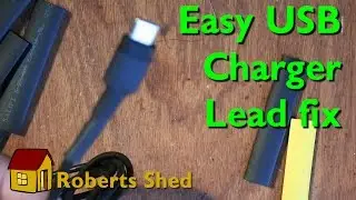 A quick and easy way to fix a frayed USB charger lead
