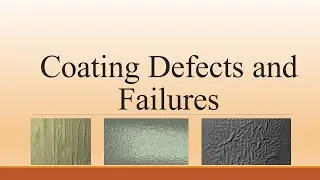 Coating Defects and failure