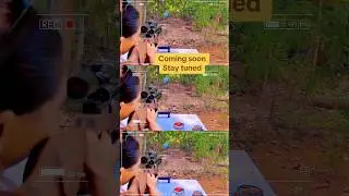 කොහොමද impact එක 😱😱 Full video coming soon ❤️#targetshooting #fxairguns  @ShootWithShiny