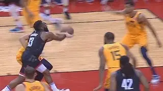 James Harden Is A Genius At Forcing Fouls On Defenders! Rockets vs Jazz