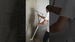 #rendering #machine #plasterer #renderings #plastering #plasteringwork #gypsum #automatic #wall