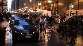 Critical Mass Meets Occupy Chicago 9/30/11
