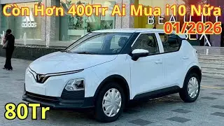 ✅Giá Khuyến Mại VInfast VF5 Tháng 1, Còn Hơn 400Tr Ai Mua i10 Nữa, Giá Lăn Bánh Mới | Xegiatot24h
