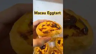 AUNTHENTIC MACAU EGGTART#food #egg #streetfood