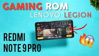 Redmi Note 9 Pro: Legion ZUI 12 Gaming ROM | 144hz Refresh Rate | Lenovo Legion ZUI 12 ROM 🔥🔥