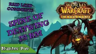 SPINE OF DEATHWING RAID LEAD COMMENT FR - 25 HM - WOW CATACLYSM CLASSIC - DRAGON SOUL - HUNT POV