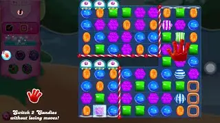 Candy Crush Saga Level #7799 WITH BOOSTERS | interesting level