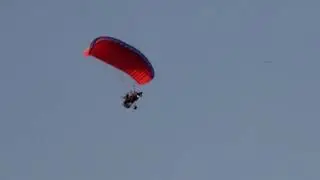 Paragliding at Burns Park