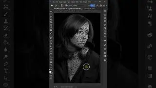 How To make Scribble Art In Photoshop | scribble Art | #photoshop #shorts