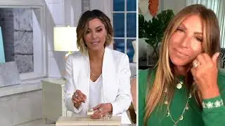 Diamonique x Jennifer Miller Silver & Gold Ring Sterling Silver on QVC
