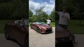 Встречайте кабриолет @lexus LC500 2024 года! #lexus #lc500 #mercedes #acura #lc500convertible #cars