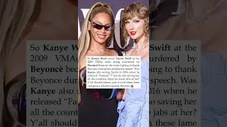 Kanye West SAVED Taylor Swift from BEYONCE 😱😱 #lies #shorts