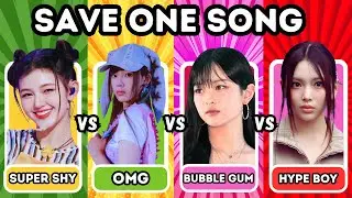 SAVE ONE SONG PER EACH KPOP GROUP 🔥| KPOP QUIZ