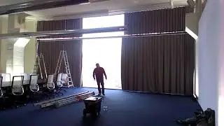 Riel motorizado para cortinas