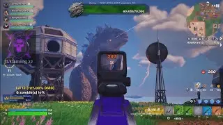 Fortnite Boss Event (Custom Godzilla and Zombie's battle) - Ps5 gameplay 2025_4_29
