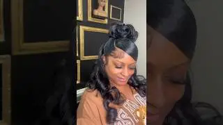 3 month old wig! 5th Install! 😱 #hair  #lacefrontwig #halfuphalfdownhairstyle