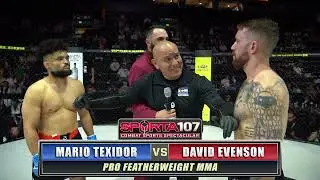 Спарта 107: МАРИО ТЕКСИДОР ПРОТИВ ДЭВИДА ЭВЕНСОНА