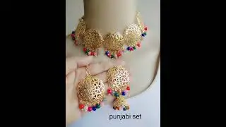 💗Beautifull punjabi set🥰klace with tikka and earrings🥰💓@saikhusicollection9321 💗
