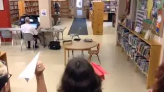 BUPL staff paper airplane contest