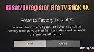 How to Reset Amazon Fire TV Stick 4K without Remote in 2025