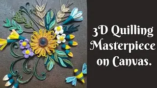 3D Quilling Masterpiece | On Canvas