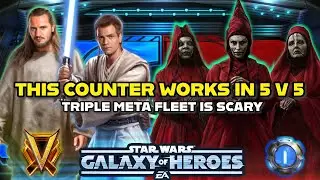 This Counter Works in 5 V 5! 3 Meta Fleets on D is Scary - Kyber 1 Grand Arena | SWGOH