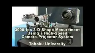 3,000-fps 3-D Shape Measurement Using a High-Speed Camera-Projector System
