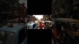 traffic yaar 😖 #viral #marvel #trending #foryou #funny #deadpool #spiderman #ironman #superhero