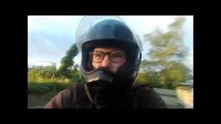 Ride out along Lough Neagh at sunset. Sportster & Kwickasfecky