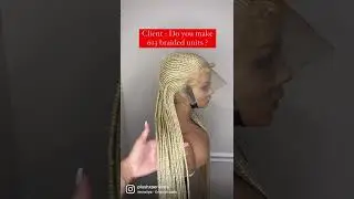 BEST READY TO WEAR LACE WIG **BRAIDED WIG**
