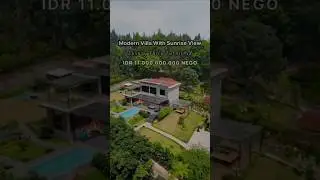 🏡 VILLA MEWAH MODERN DI PUNCAK BOGORFull Furnished &bull; Private Resort &bull; Harga Nego!✨ LT 2.155 m&sup2;