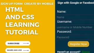 how to make website login page || how to make login page in html css