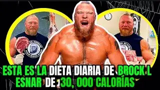 ESTA es la BESTIAL DIETA DIARIA De BROCK LESNAR De 30,000 CALOR&Iacute;AS 🍜😲