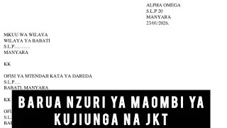 Example of a Letter You Need to Write to Apply to Join JKT 2026