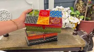 Decorative Utility Box &ndash; Elegant Storage for Jewelry, Accessories, Small Items & Home Organizer