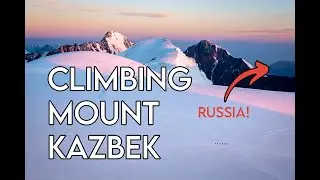 Climbing Mount Kazbek (5054m)