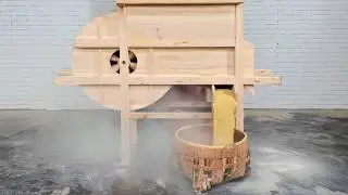 5 Days Rebuilding a Forgotten Chinese Grain Windmill   Traditional Mortise & Tenon Master