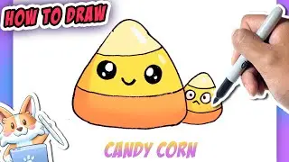 How to Draw Candy Corn for Halloween!!