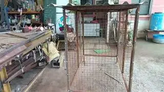 Dog House making | #dog house #कोंबडीपालन पिंजरा #मुर्गीघर