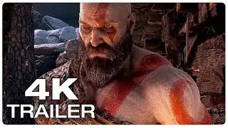 GOD OF WAR 4 Story Trailer - 4K ULTRA HD (NEW Game Trailer 2018) PS4